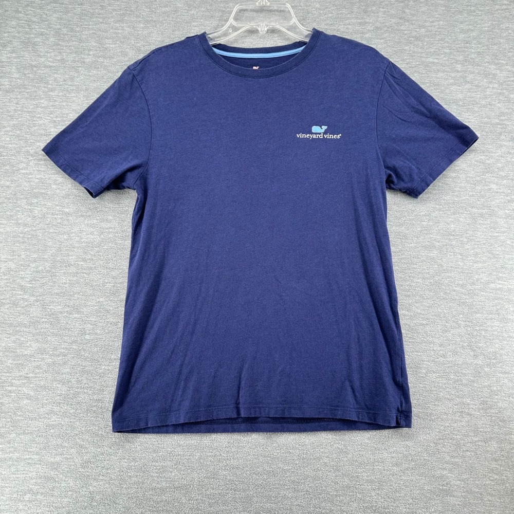 Vineyard Vines T-Shirt Mens Small Navy Blue Everyday Should Feel This Good - Picture 2 of 7
